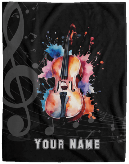 Personalized Cello Blanket