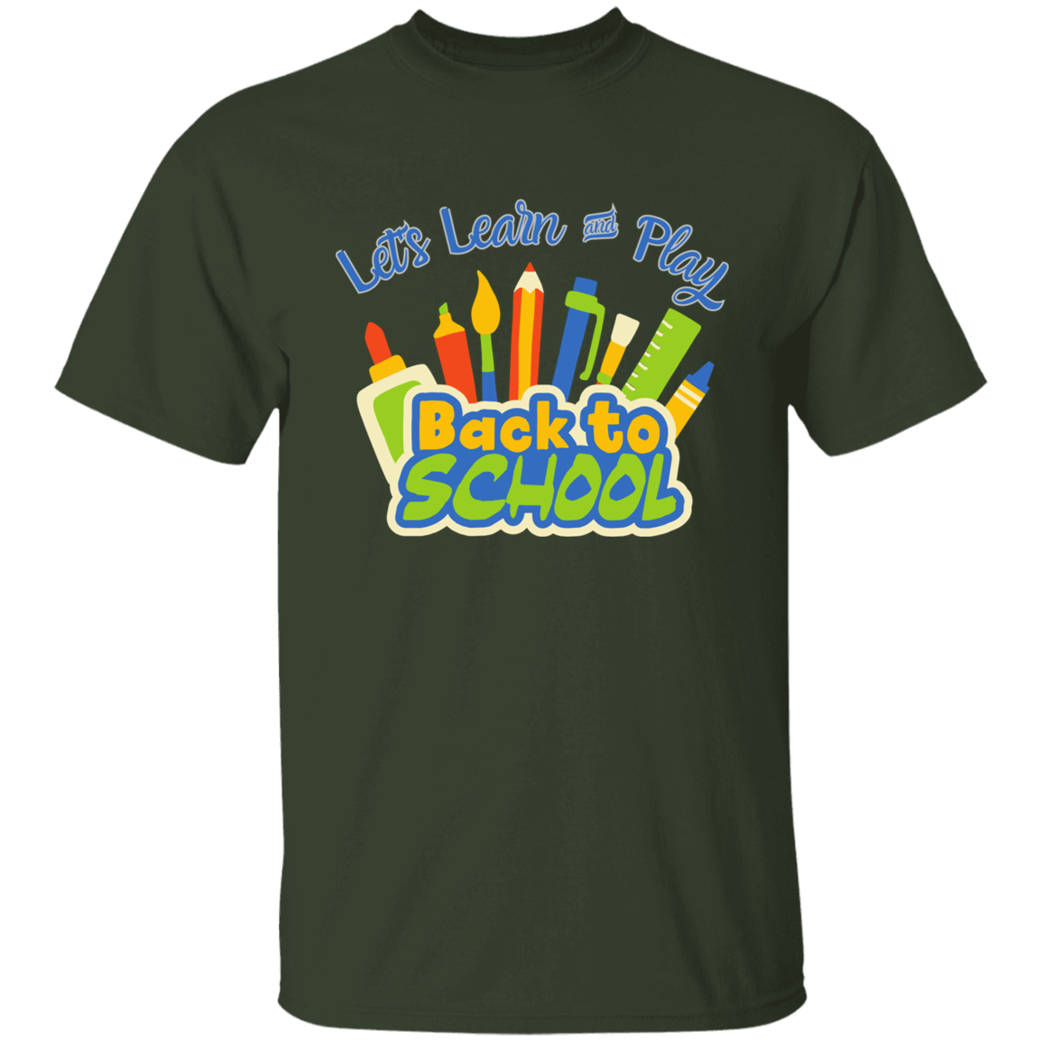 Back To School Lets Learn and Play Youth T-Shirt |