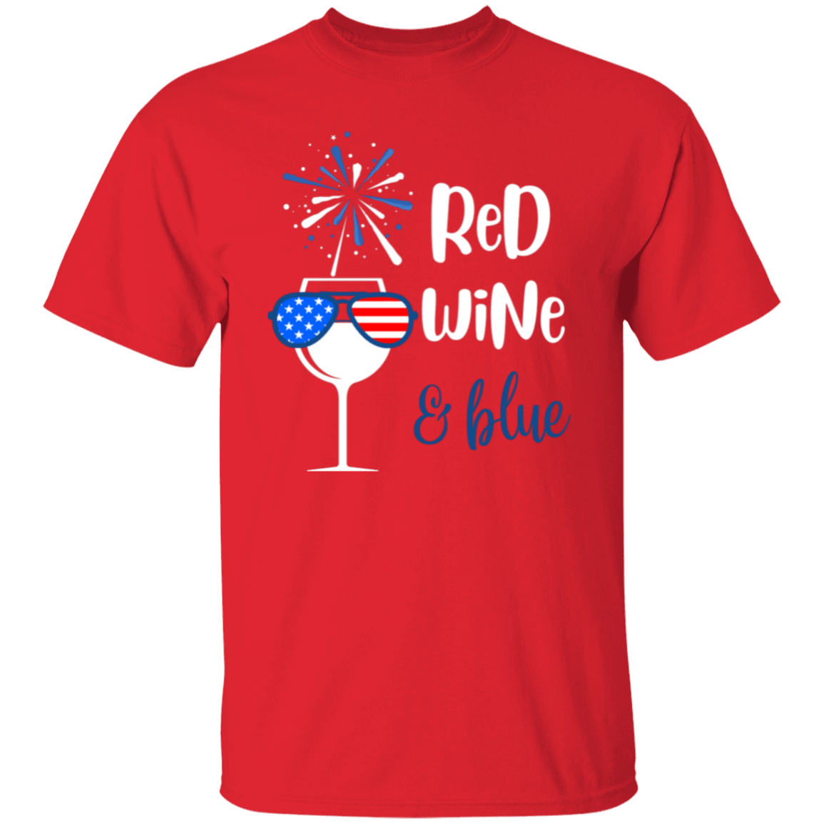 Red Wine & Blue T-Shirt | 4th of July