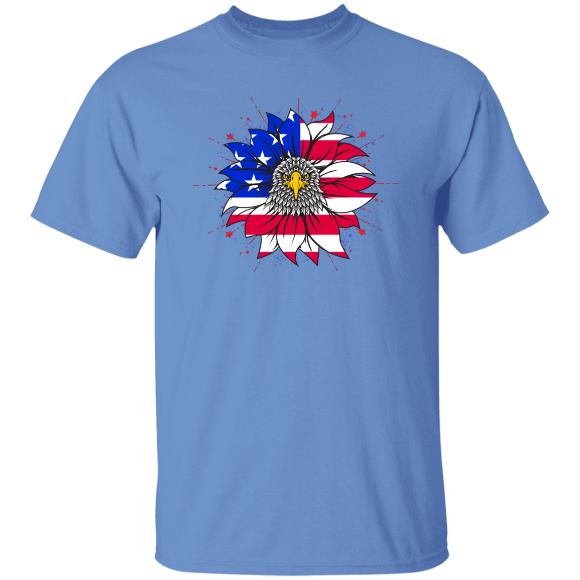 Patriotic Sunflower T-Shirt | 4th of July