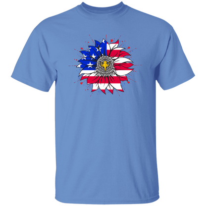 Patriotic Sunflower T-Shirt | 4th of July