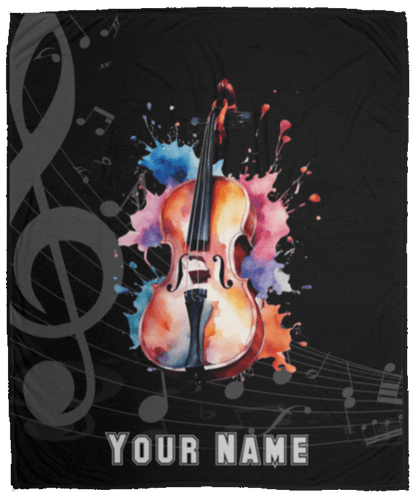 Personalized Cello Blanket