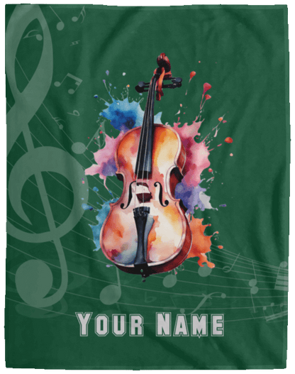 Personalized Cello Blanket