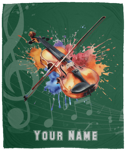 Personalized Violin-Viola Blanket