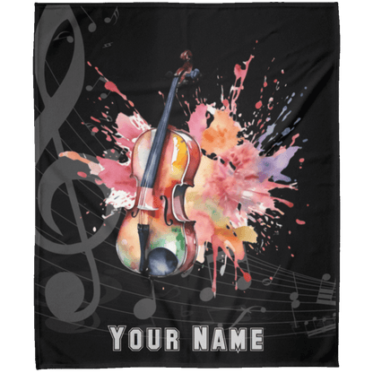 Personalized Cello Blanket