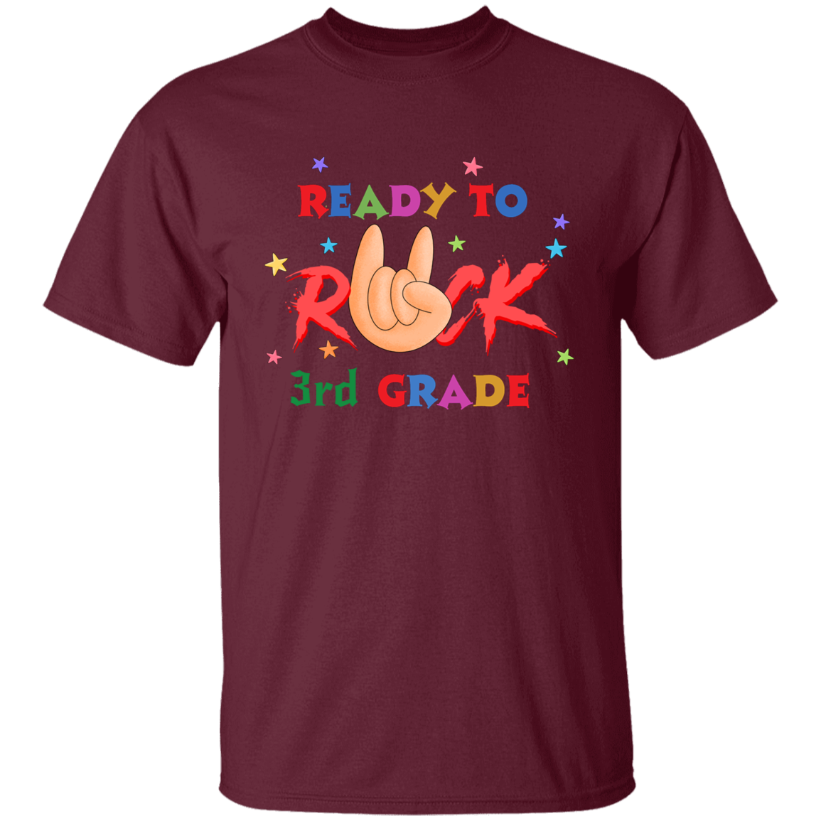 Ready To Rock Customized Personalized Grade Youth T-Shirt | Short Sleeve, T-Shirts, Youth