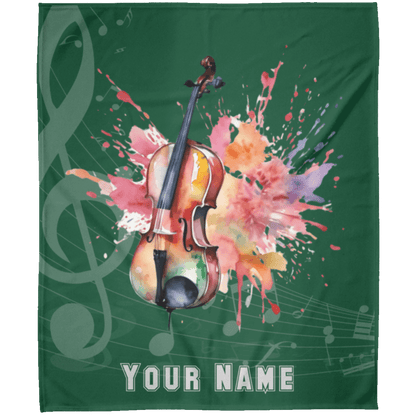 Personalized Cello Blanket