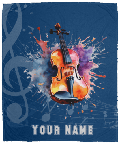 Personalized Violin-Viola Blanket