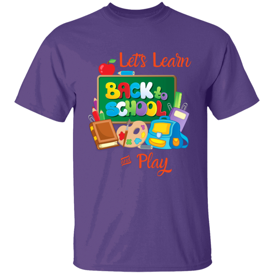 Back To School Lets Learn and Play Other Design Youth T-Shirt | Short Sleeve, T-Shirts, Youth