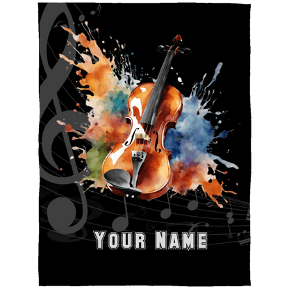 Personalized Violin-Viola Blanket