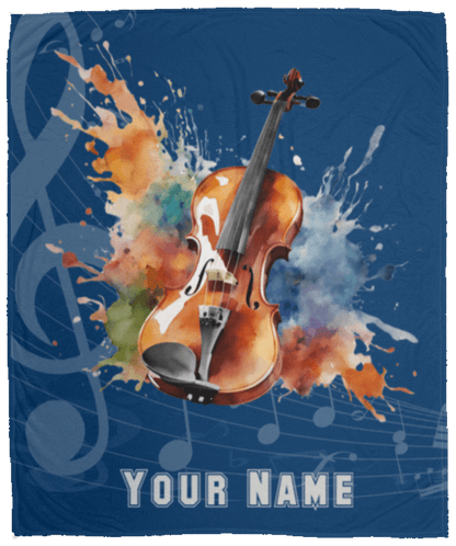 Personalized Violin-Viola Blanket