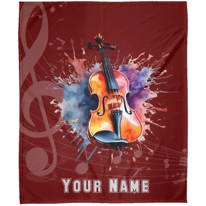 Personalized Violin-Viola Blanket