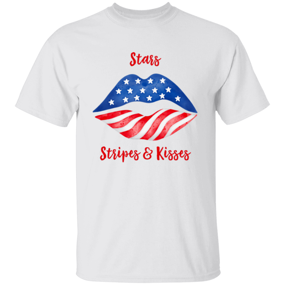 Stars, Stripes & Kisses T-Shirt | 4th of July