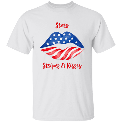 Stars, Stripes & Kisses T-Shirt | 4th of July