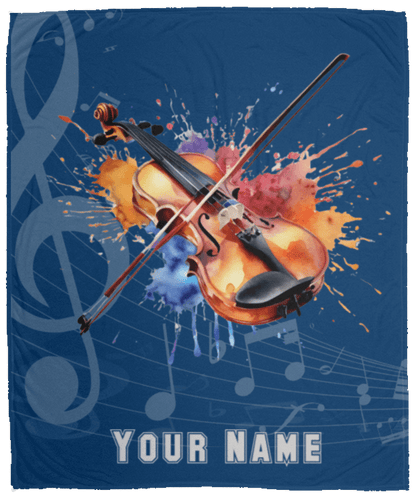 Personalized Violin-Viola Blanket