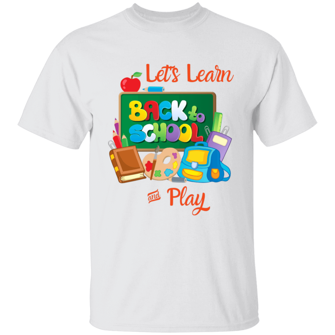 Back To School Lets Learn and Play Other Design Youth T-Shirt | Short Sleeve, T-Shirts, Youth