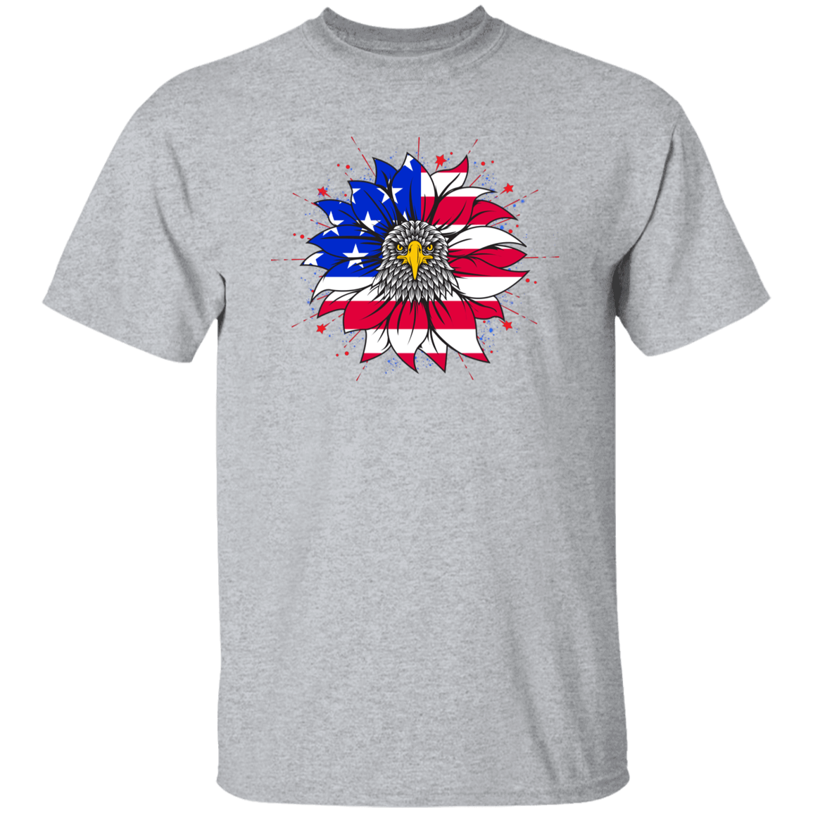 Patriotic Sunflower T-Shirt | 4th of July