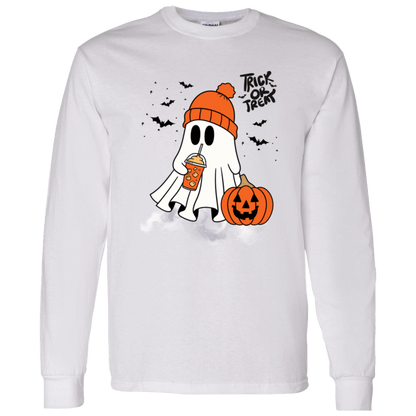 Trick Or Treat Ghost Apparel | T-Shirts & Sweatshirts