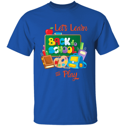 Back To School Lets Learn and Play Other Design Youth T-Shirt | Short Sleeve, T-Shirts, Youth