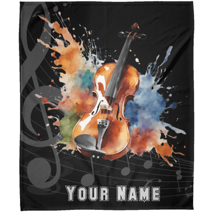 Personalized Violin-Viola Blanket