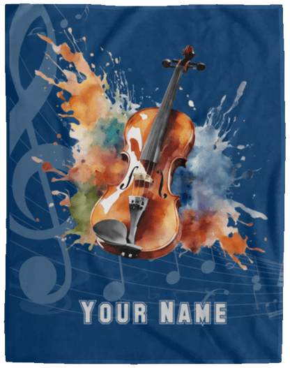 Personalized Violin-Viola Blanket