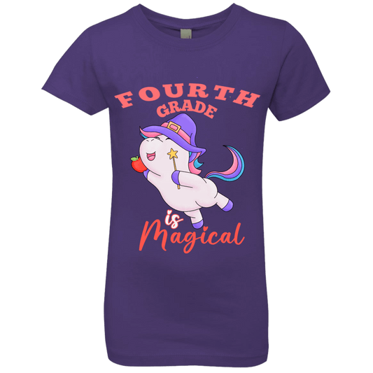 Customized Personalized Grade is Magical Girls' Princess T-Shirt | Short Sleeve, T-Shirts, Youth