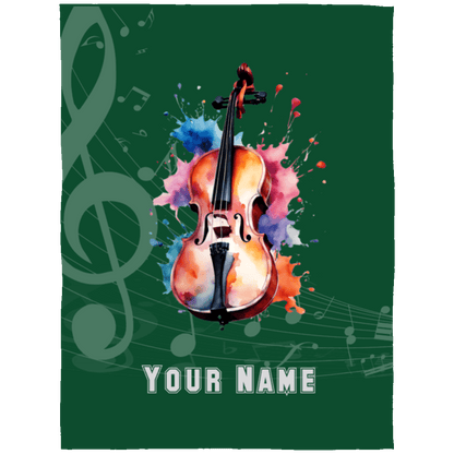 Personalized Cello Blanket