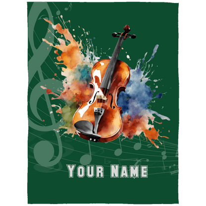 Personalized Violin-Viola Blanket