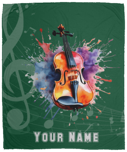 Personalized Violin-Viola Blanket