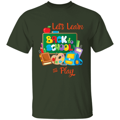 Back To School Lets Learn and Play Other Design Youth T-Shirt | Short Sleeve, T-Shirts, Youth