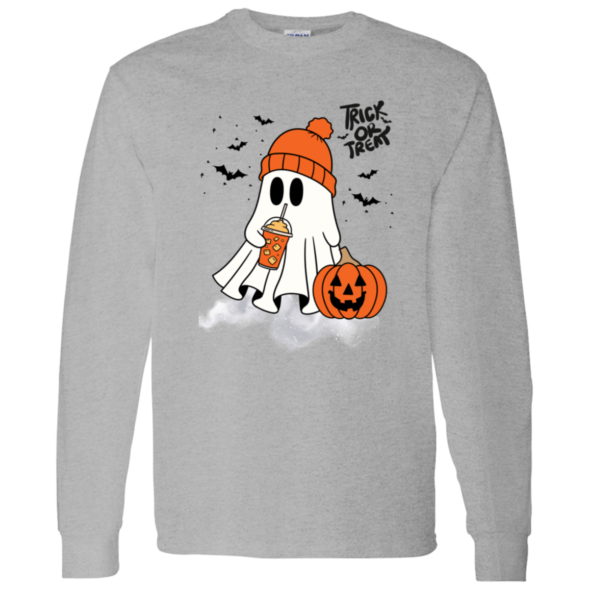 Trick Or Treat Ghost Apparel | T-Shirts & Sweatshirts