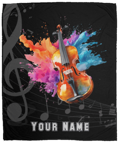 Personalized Violin-Viola Blanket