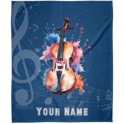 Personalized Cello Blanket