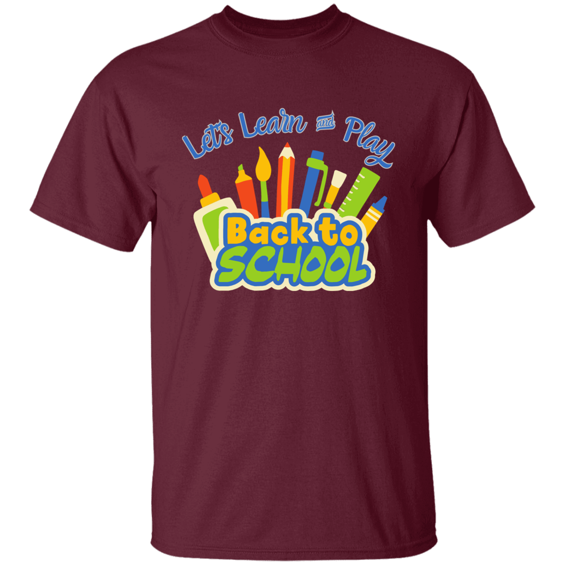 Back To School Lets Learn and Play Youth T-Shirt |