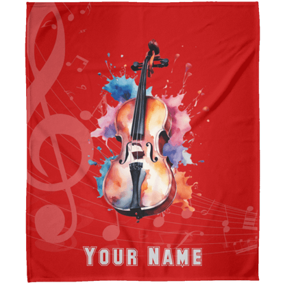 Personalized Cello Blanket