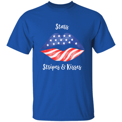 Stars, Stripes & Kisses T-Shirt | 4th of July