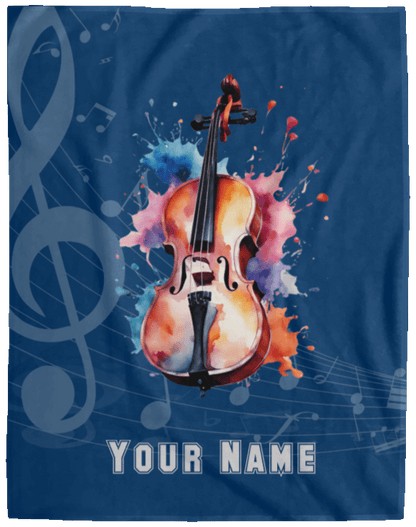 Personalized Cello Blanket