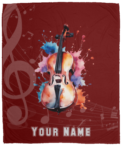 Personalized Cello Blanket