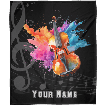 Personalized Violin-Viola Blanket