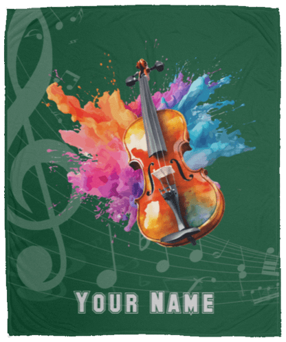 Personalized Violin-Viola Blanket