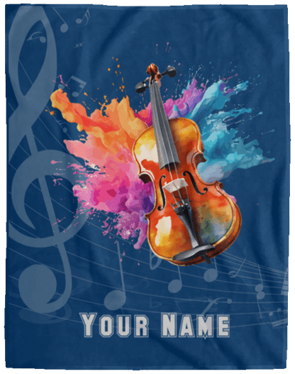 Personalized Violin-Viola Blanket