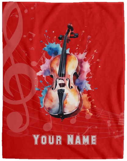 Personalized Cello Blanket