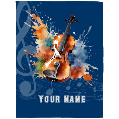 Personalized Violin-Viola Blanket