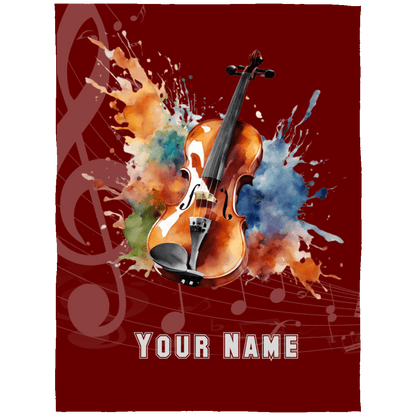 Personalized Violin-Viola Blanket