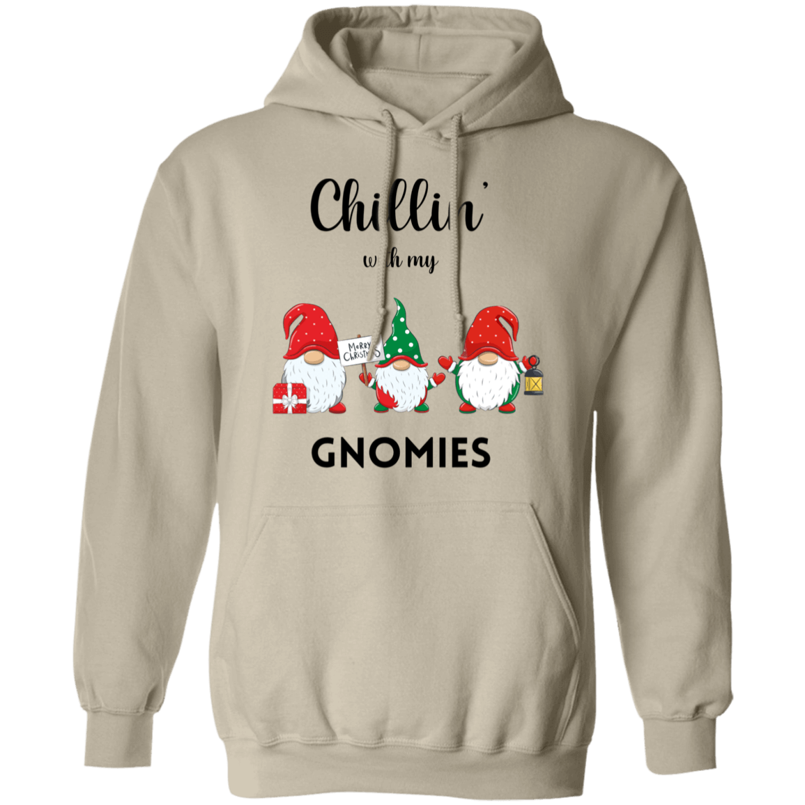 Chillin with my Gnomies Crewneck Sweatshirt/Hoodie | Ugly Christmas Sweater |