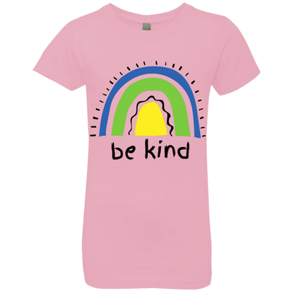 Rainbow Message Shirt Create Don't Hate Be Kind Dreamer | Girls' Princess T-Shirt |