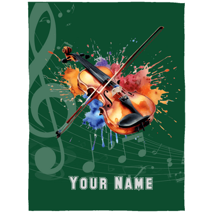 Personalized Violin-Viola Blanket