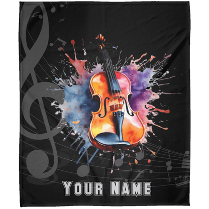 Personalized Violin-Viola Blanket