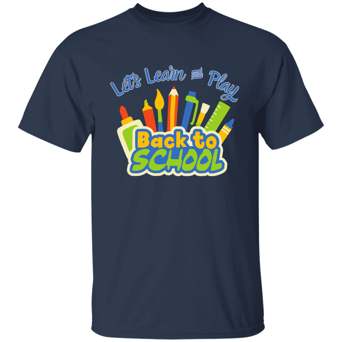 Back To School Lets Learn and Play Youth T-Shirt |