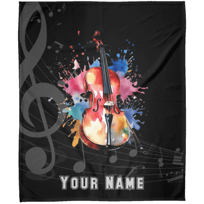 Personalized Cello Blanket